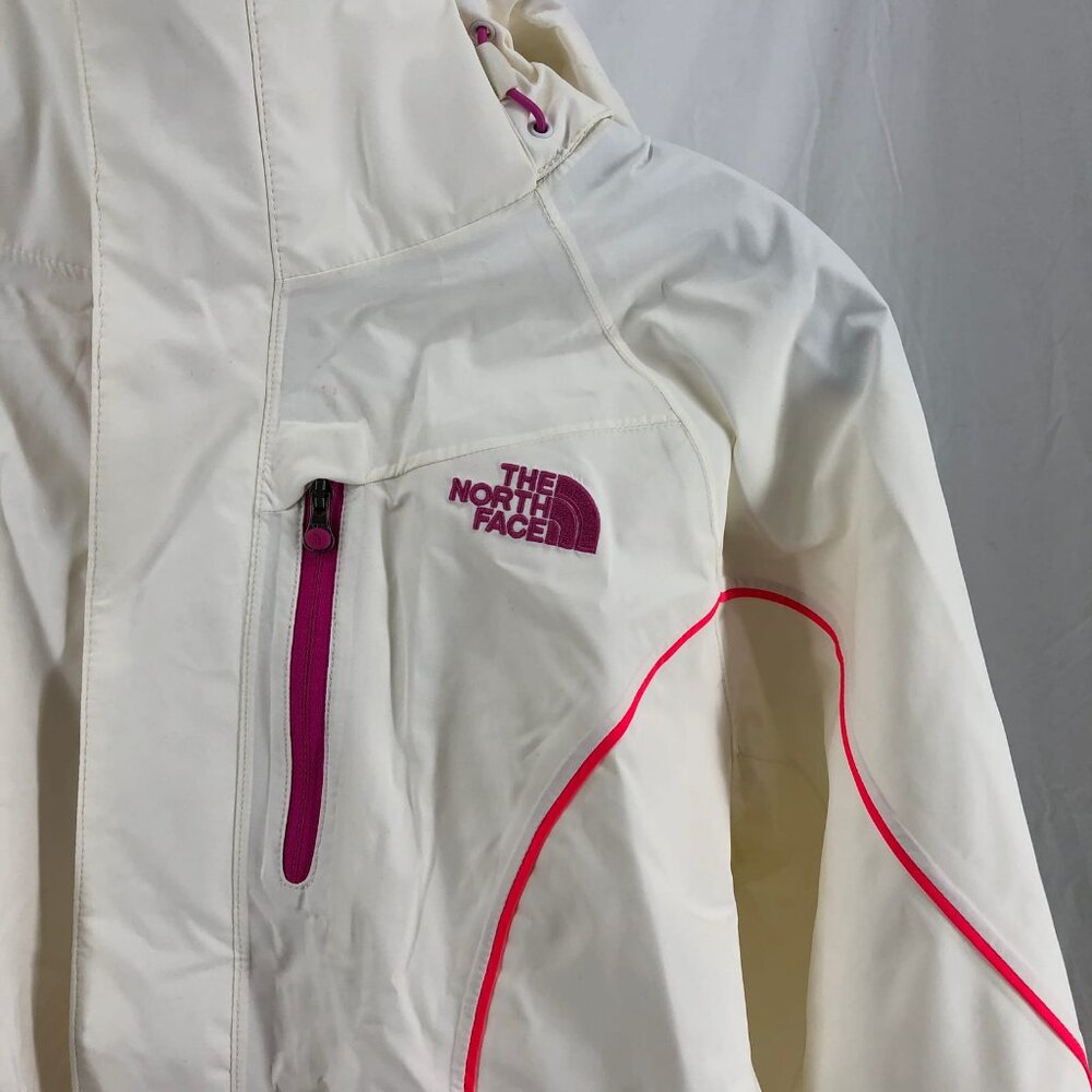 The North Face White & Pink Zip Jacket | Women's L - Picture 4 of 6